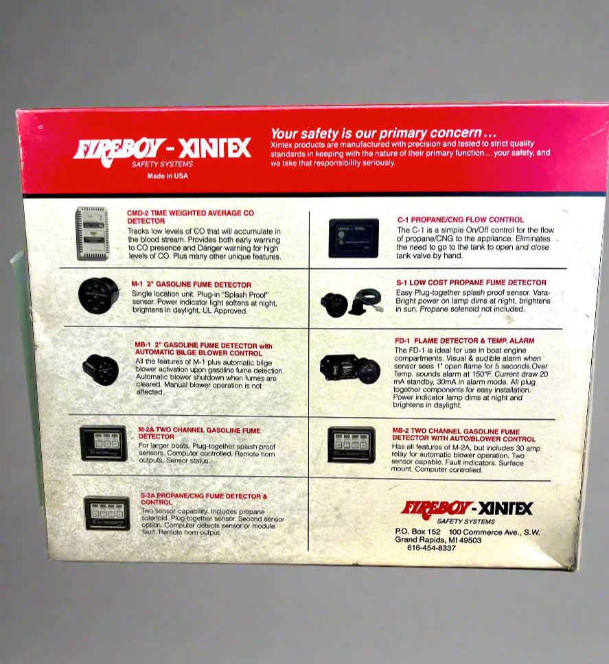 Fireboy - Xintex M-1 Gasoline Fume Detector