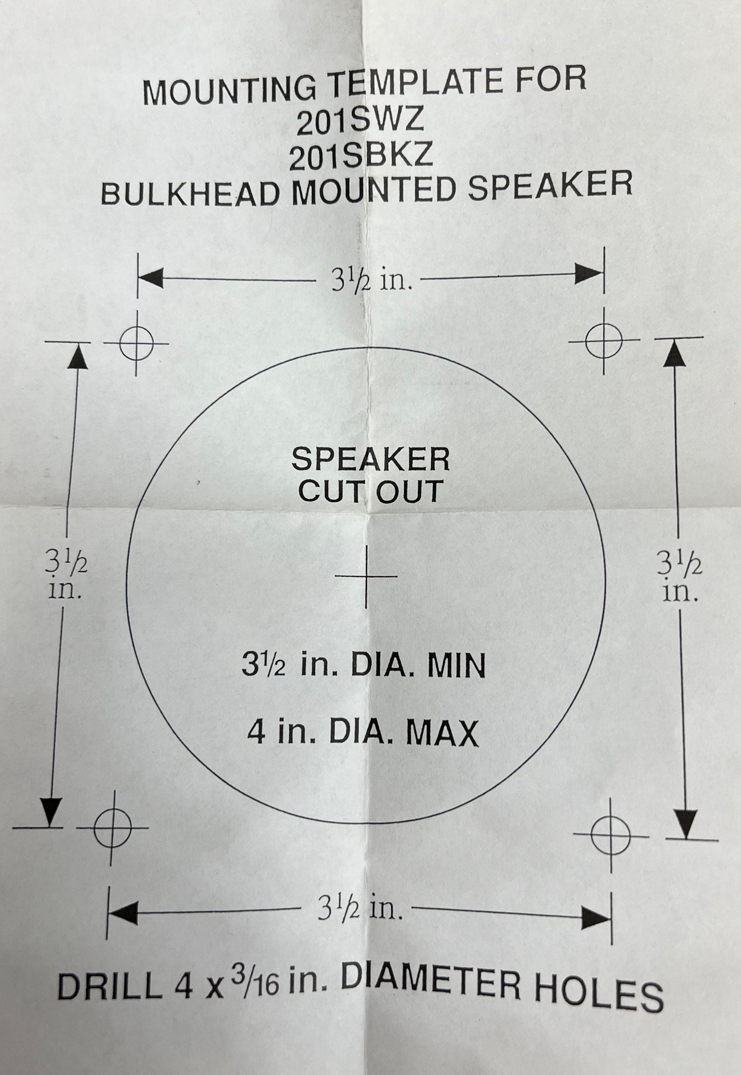 Standard Communications 201 Speaker (Black)