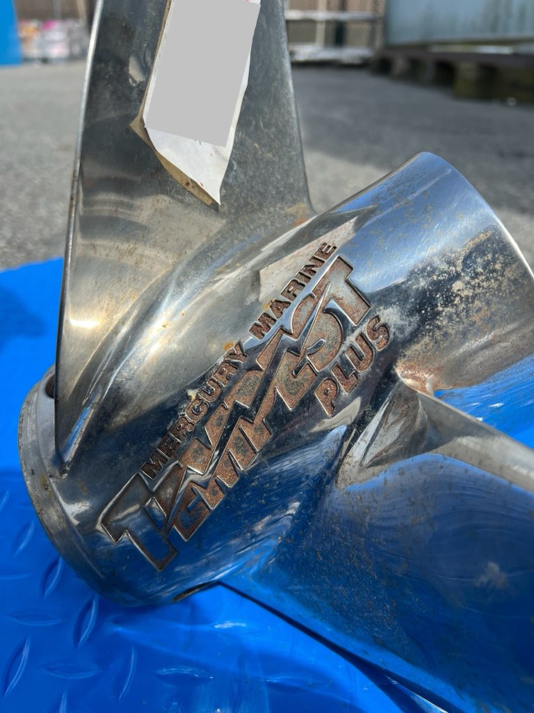 Mercury Marine 14-5/8 x 19 LH SS 3 Blade Propeller (USED)