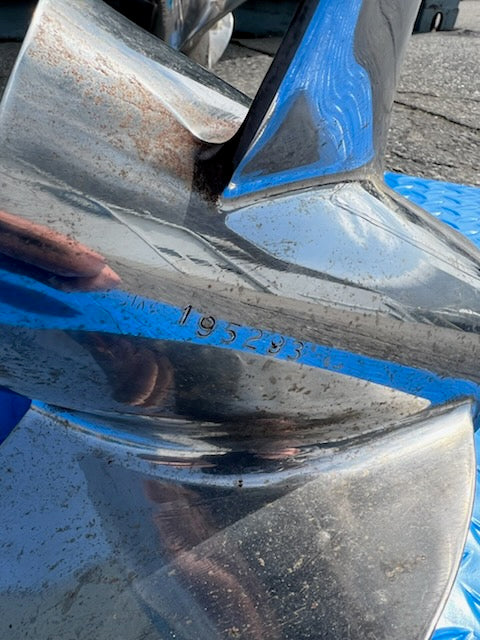 Mercury Marine 14-5/8 x 19 LH SS 3 Blade Propeller (USED)