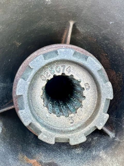 Mercury Marine 15-1/4 x 19 RH SS 3 Blade Propeller (USED)