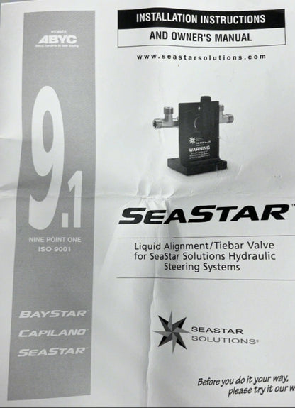 SeaStar HA5471-2 Liquid Tie Bar Valve