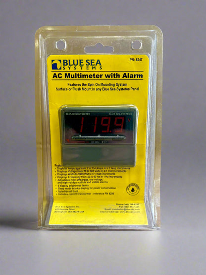Blue Sea 8247 AC Digital Multi-Function Meter w/ Alarm